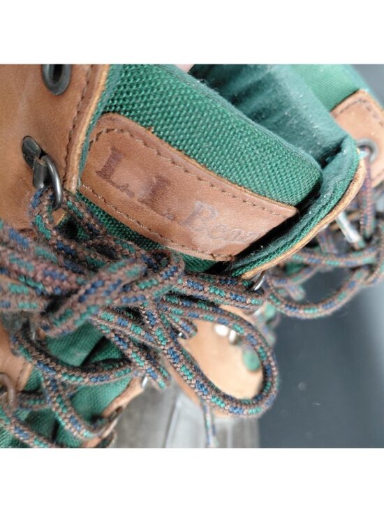 L.L. Bean Boots Men Size 8 Brown Leather Rubber Rain Snow Winter Waterproof Lace main image 10